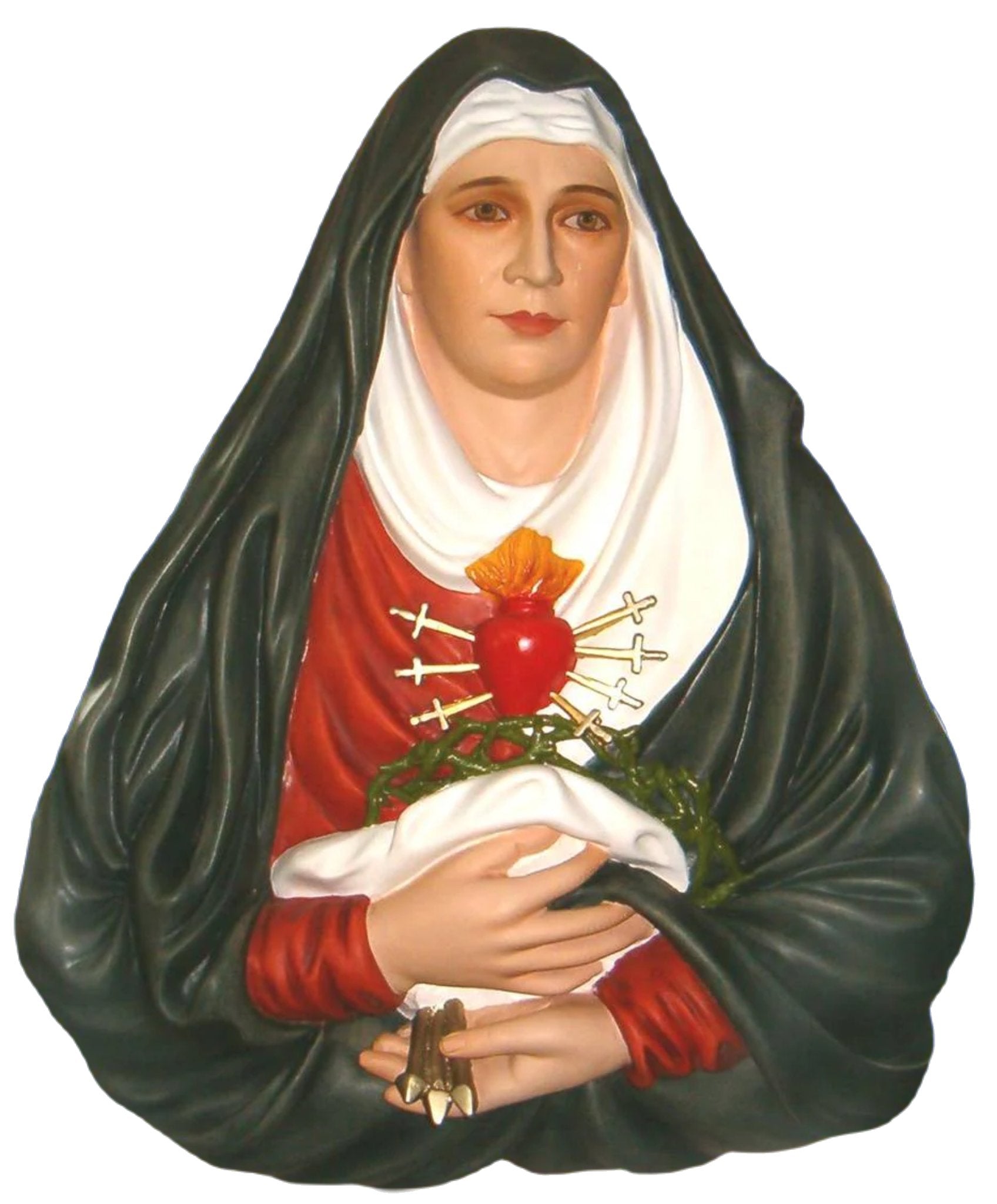 Our Lady Of Sorrowsr 30 Plaque By Fiat Religious Statues Our lady of sorrowsr 30 plaque by fiat religious statues