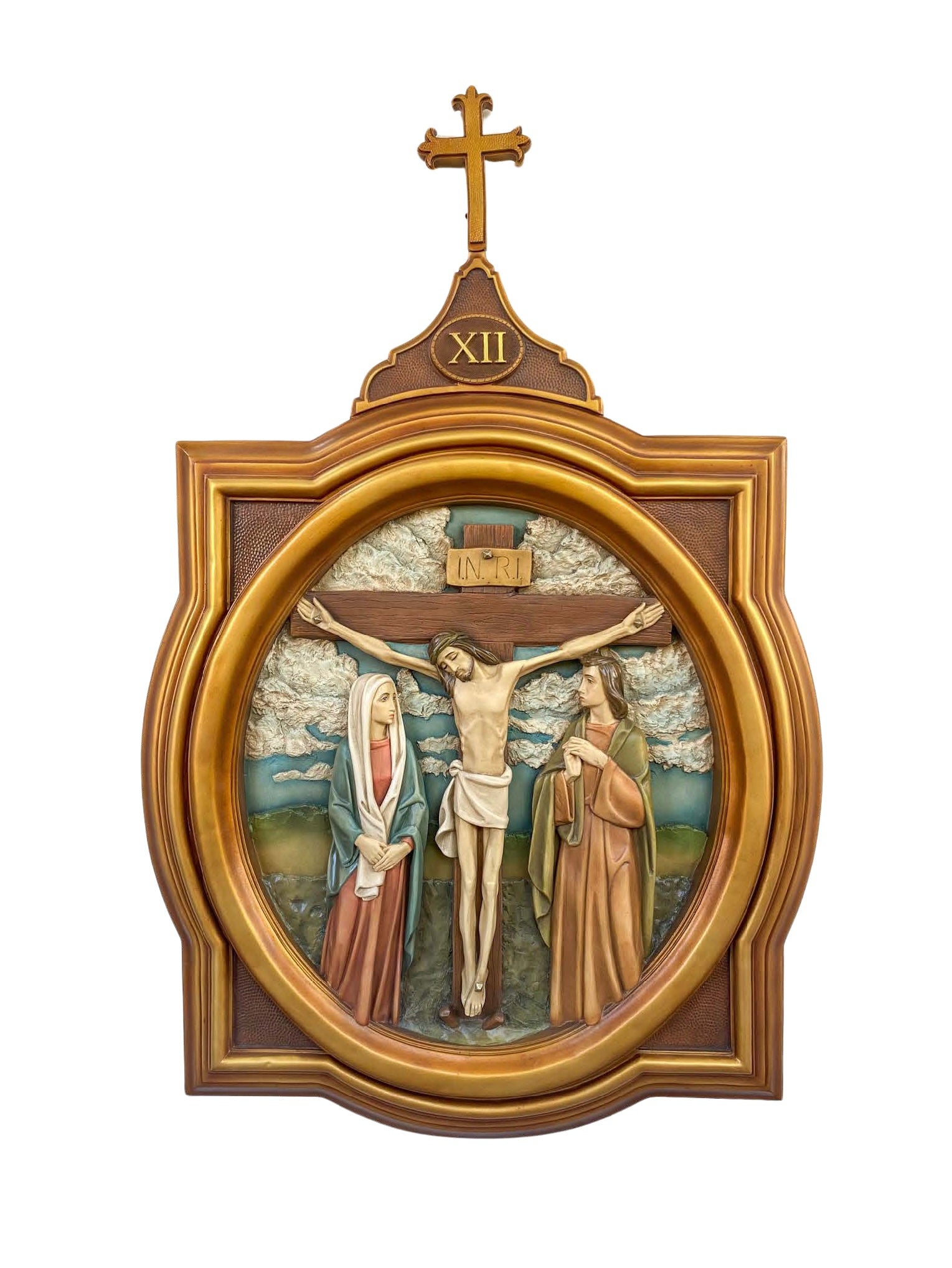 Stations of the Cross 42" x 27" in Frame Set of 14