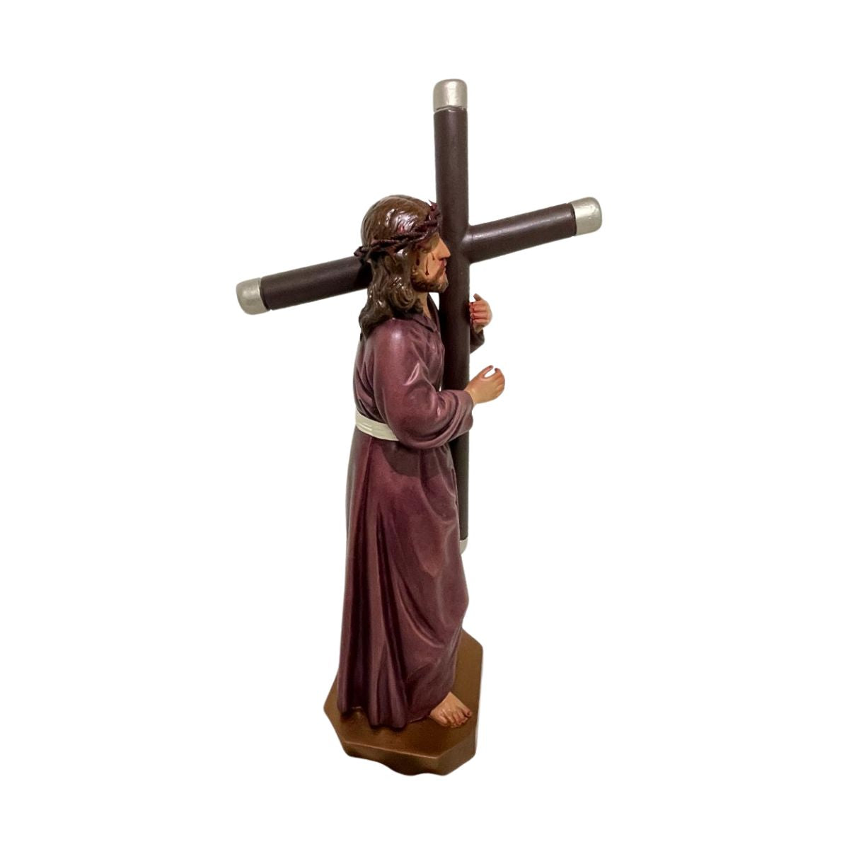 Jesus carrying the cross 17 inches