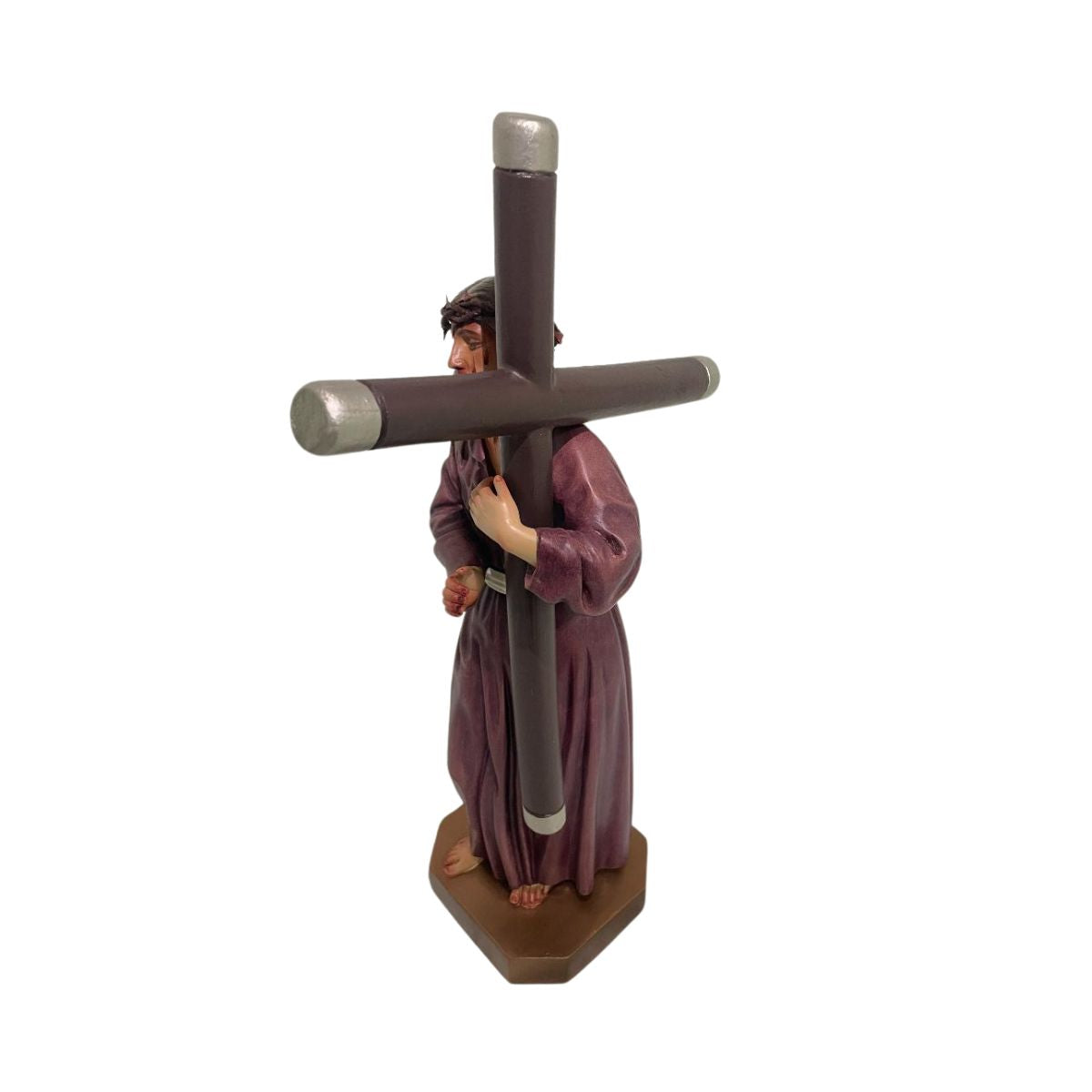Jesus carrying the cross 17 inches