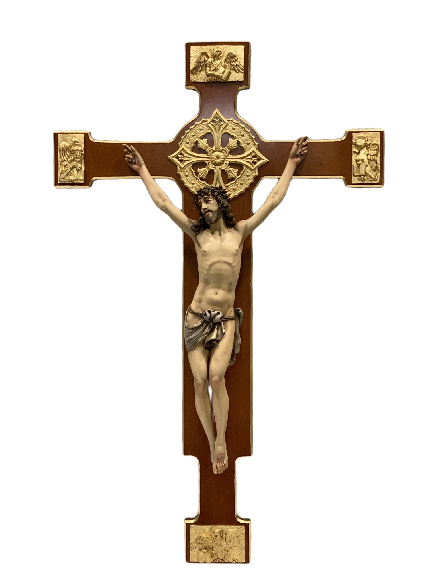 Four Evangelists Crucifix 43"