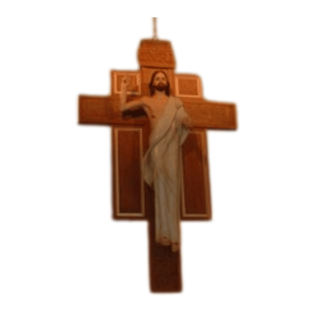 Risen Christ On Cross 157 By Fiat Religious Statues Risen christ on cross 157 by fiat religious statues
