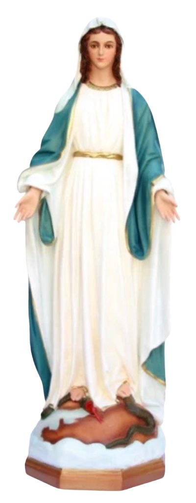 Our Lady of Grace statue, 24 inch, hand-painted