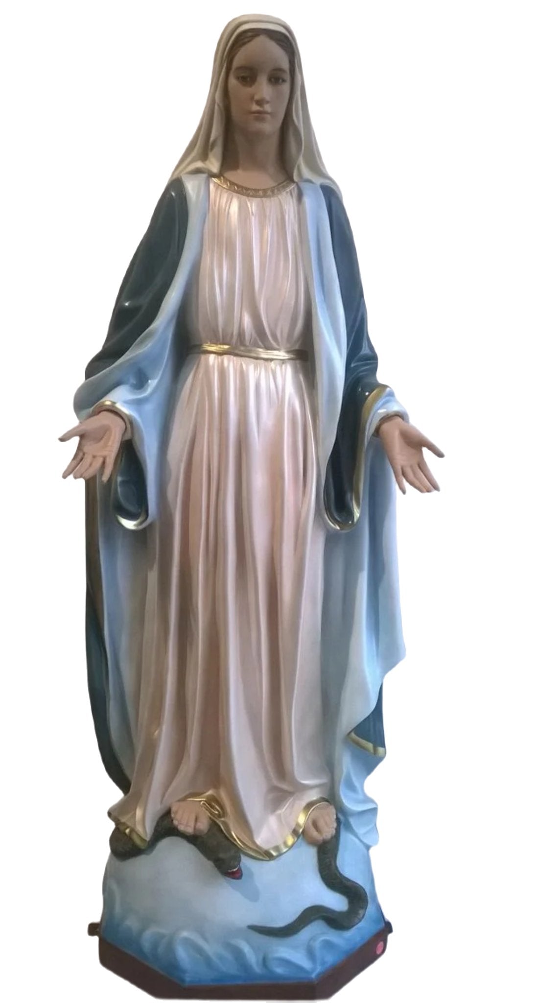 Our Lady of Grace garden statue, hand-painted and sealed for outdoors