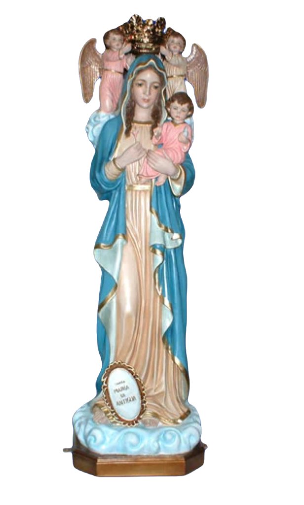 Virgin Mary 41" Antique