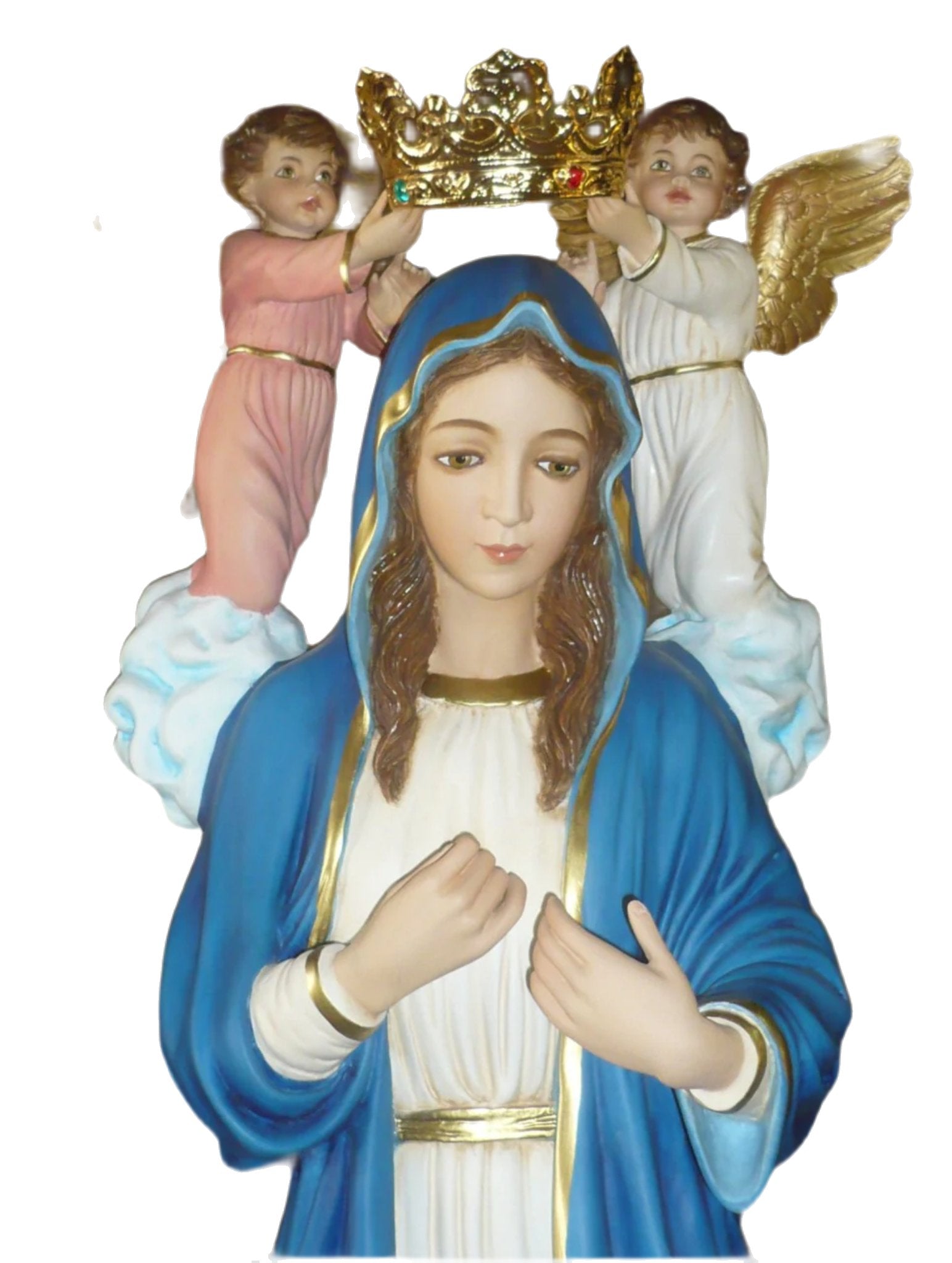 Virgin Mary 41" Antique