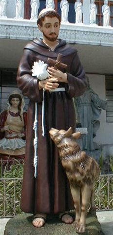 ST. FRANCIS 79″ WITH WOLF