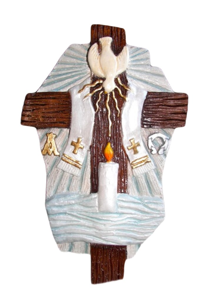 Liturgical Cross Baptism 11"