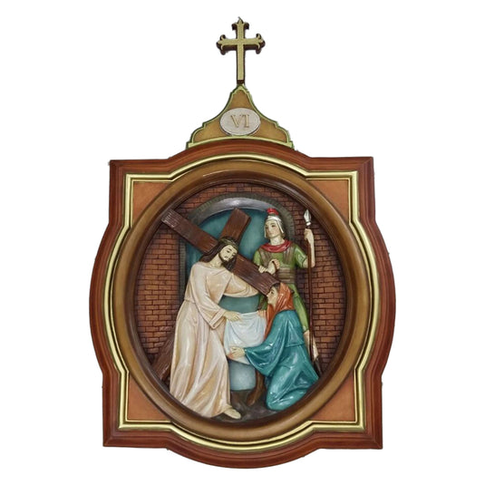 STATIONS OF THE CROSS 24″ IN FRAME