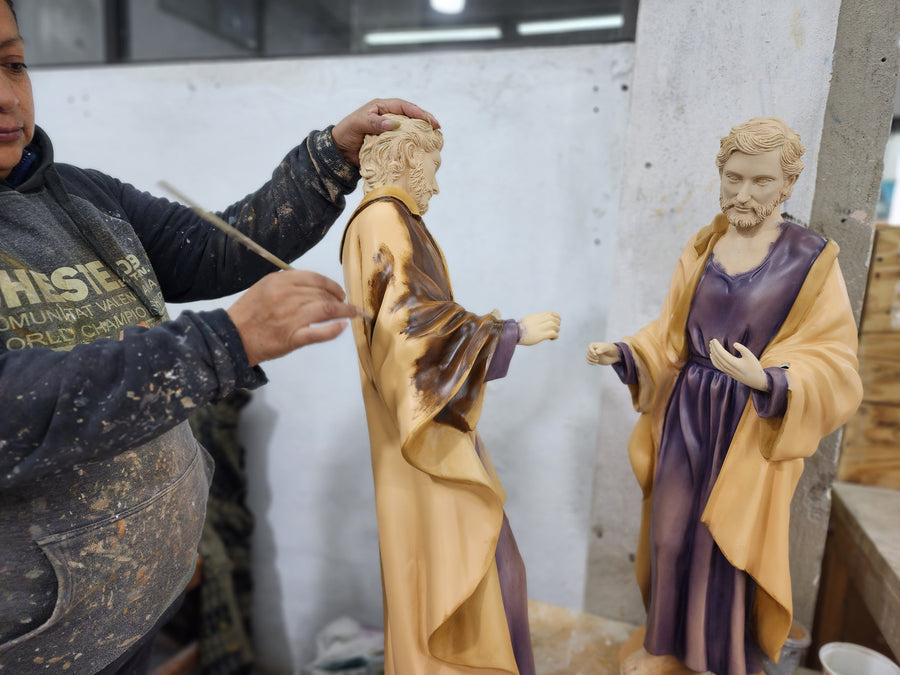 St. Joseph, finished by brush