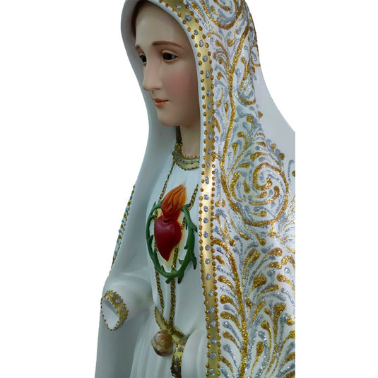 FATIMA 49″ WITH HEART FANCY