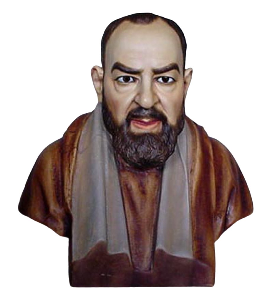 Padre Pio 22" (lifesize bust)