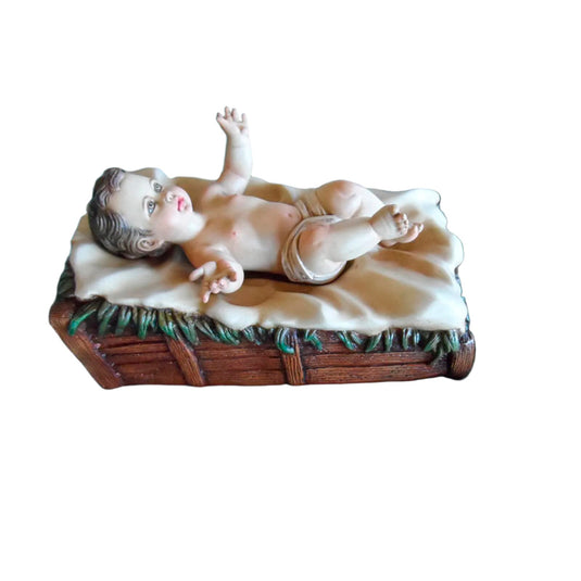 BABY JESUS 7″ IN CRIB