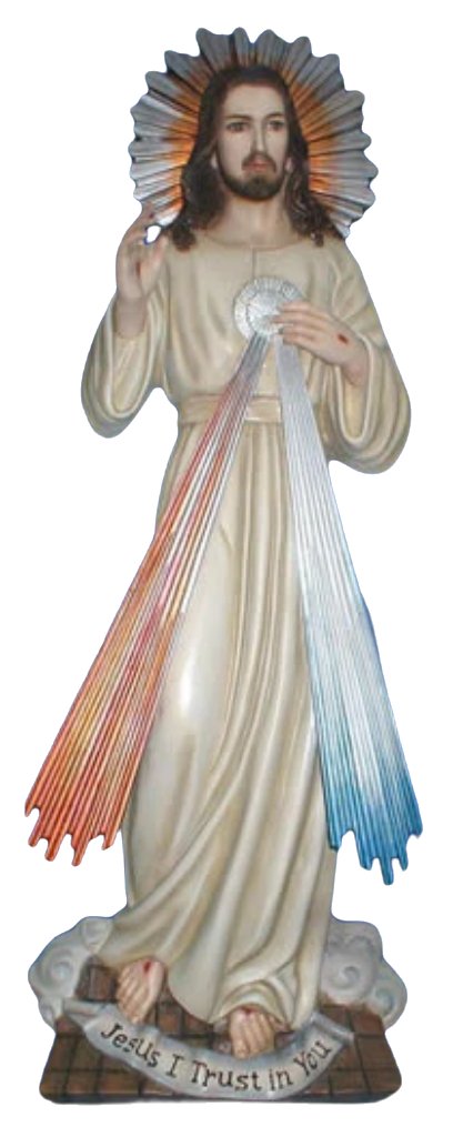 Jesus of Mercy 41" plaque