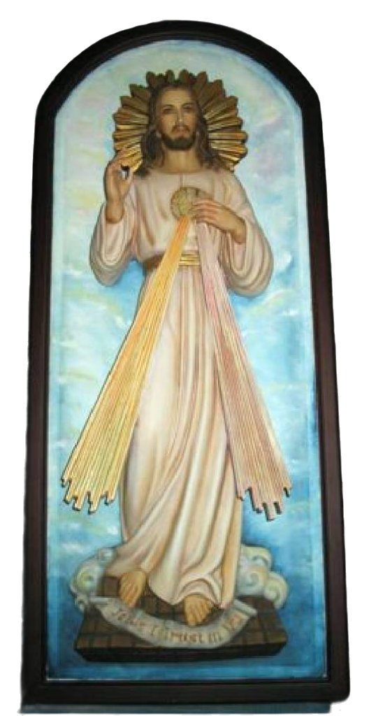 Jesus of Mercy 41" plaque