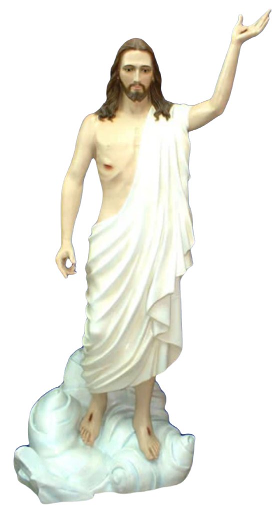 Risen Christ 76" on base