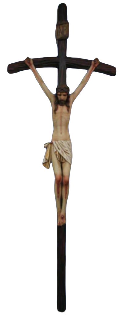 Crucifix 47" Pope JPII