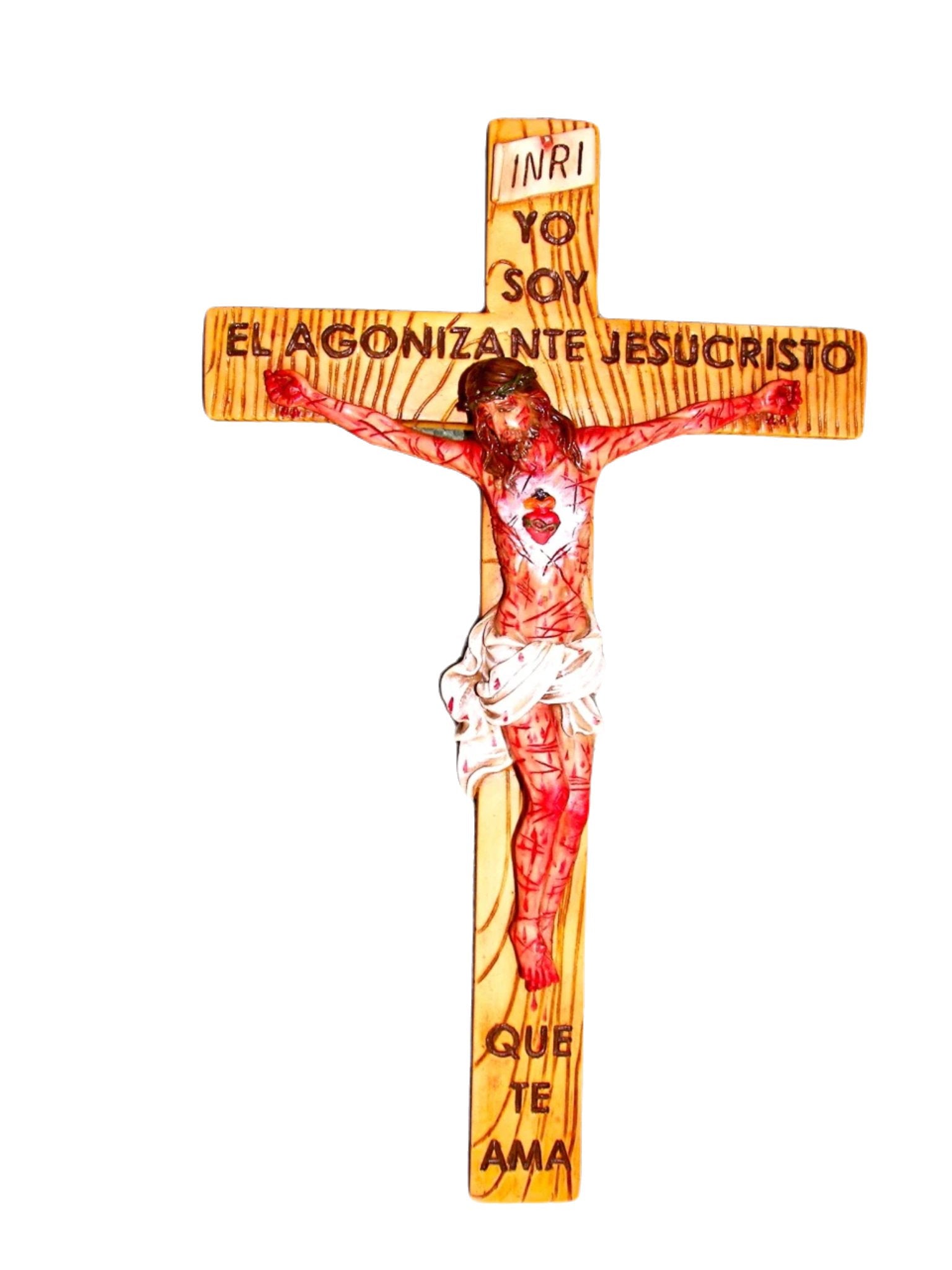 Crucifix 17" Most Precious Blood / Cruz de la Sangre Mas Preciosa