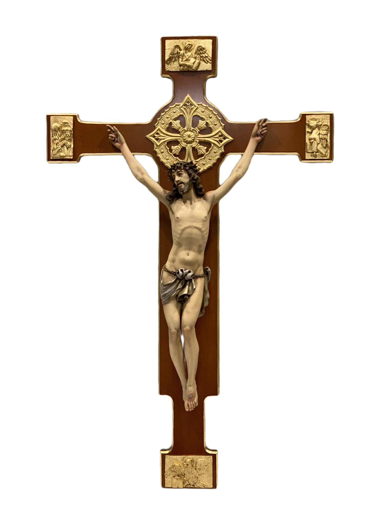 Crucifix 48" Four Apostles