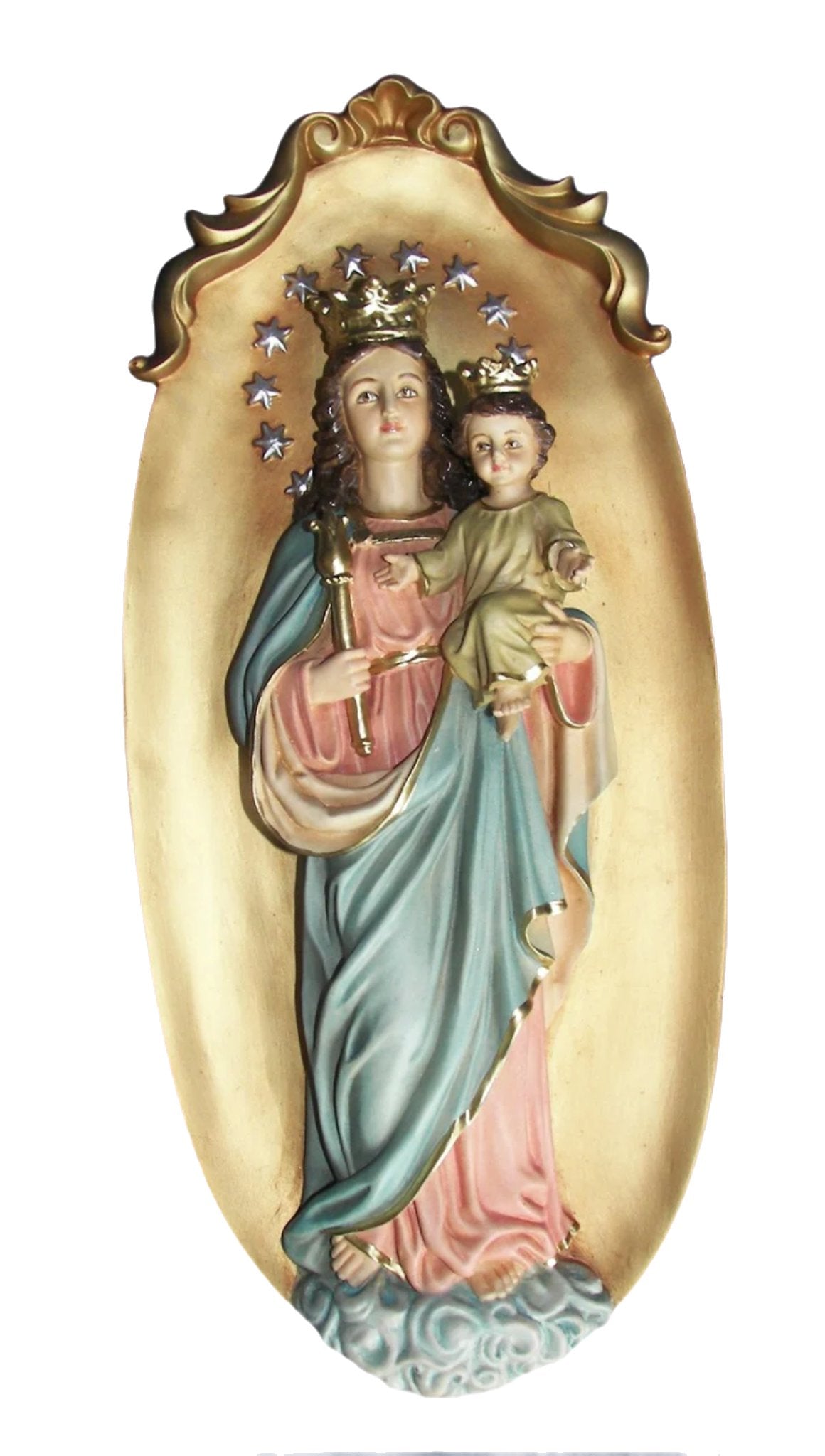 Help of Christians 14" plaque