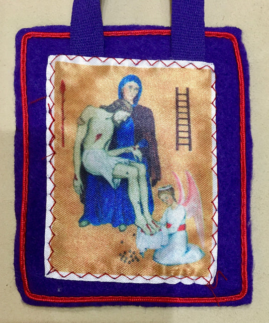 PURPLE SCAPULAR (THE SCAPULAR OF BENEDICTION AND PROTECTION)