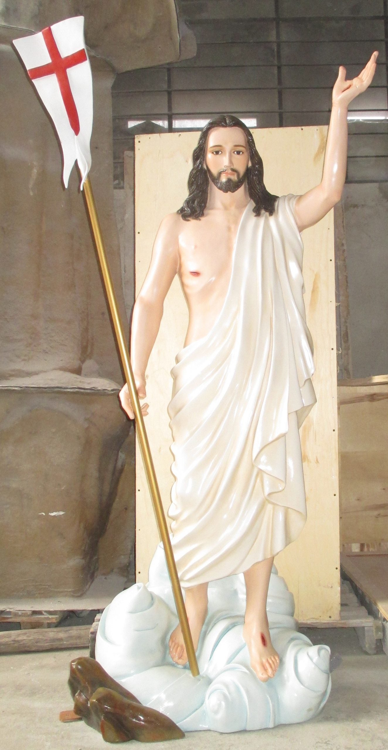 Risen Christ 76" with base