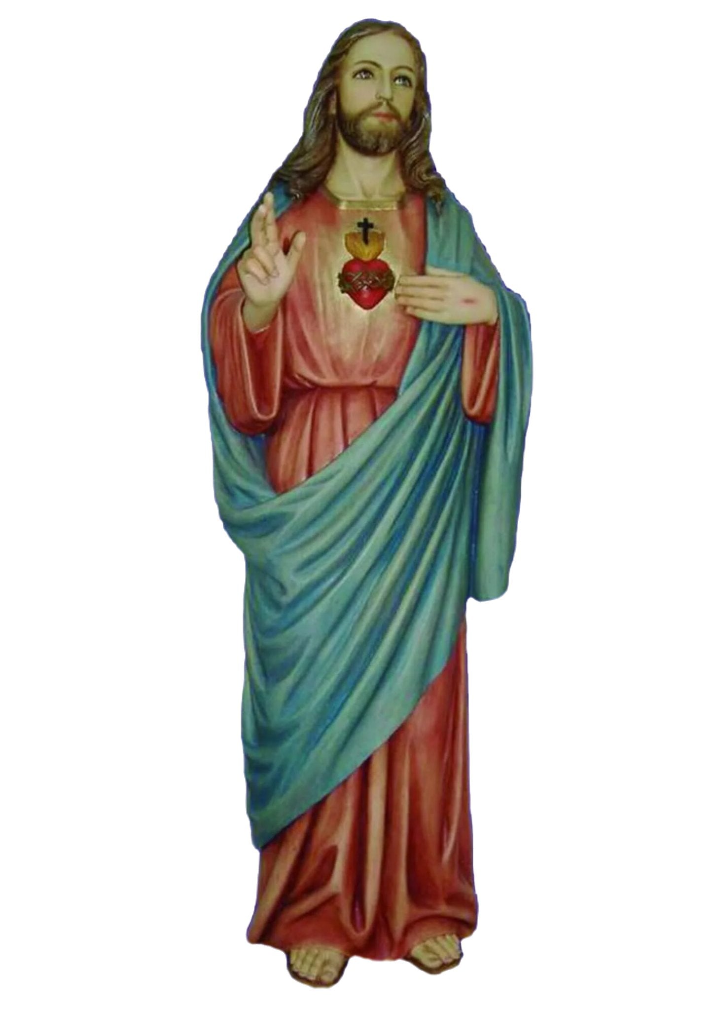 Sacred Heart 35" plaque