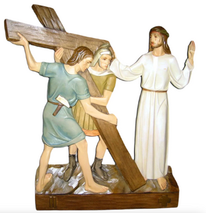 A third 24 by 16 inch Station of the Cross