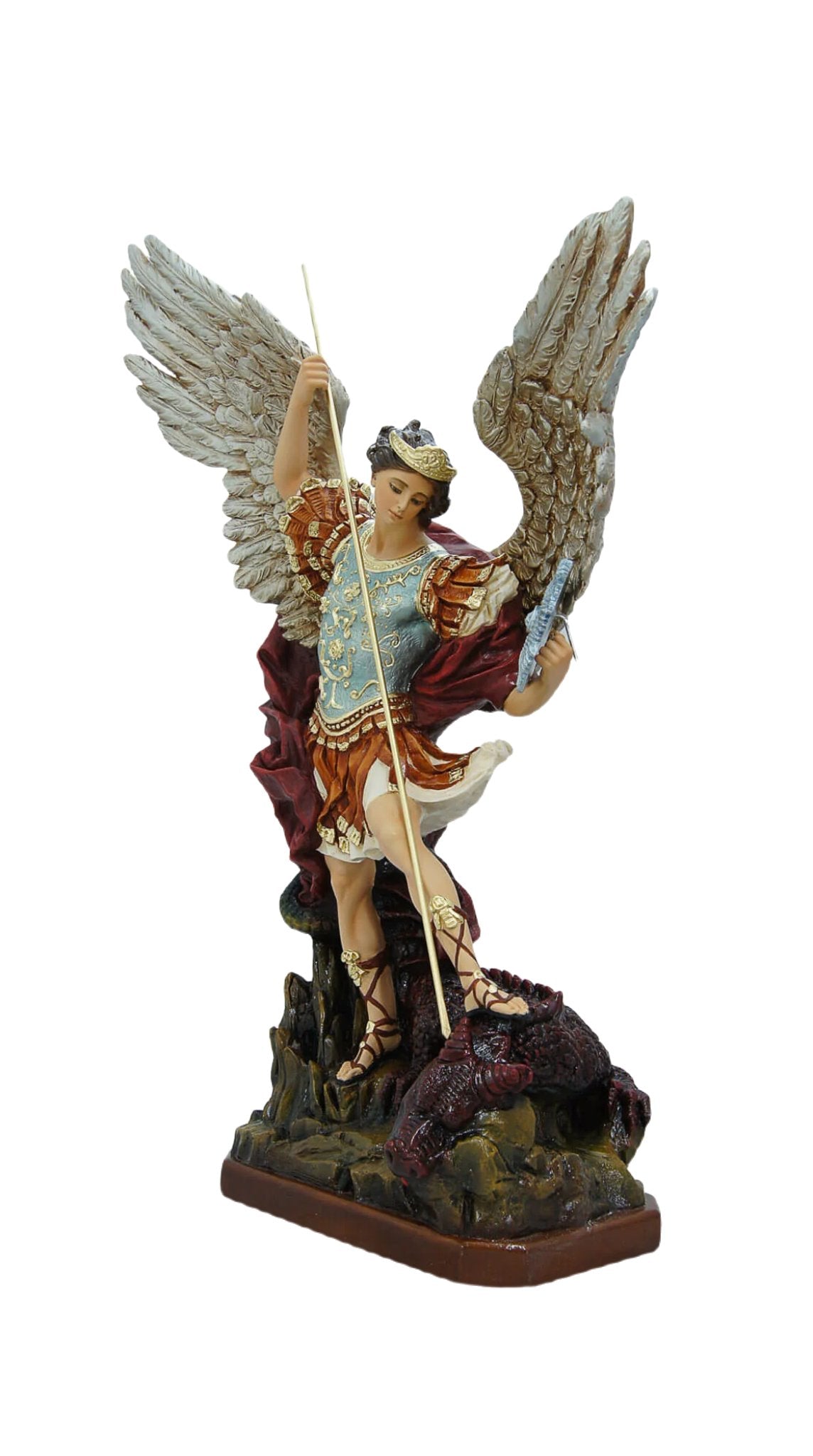 St. Michael Archangel 28" with dragon