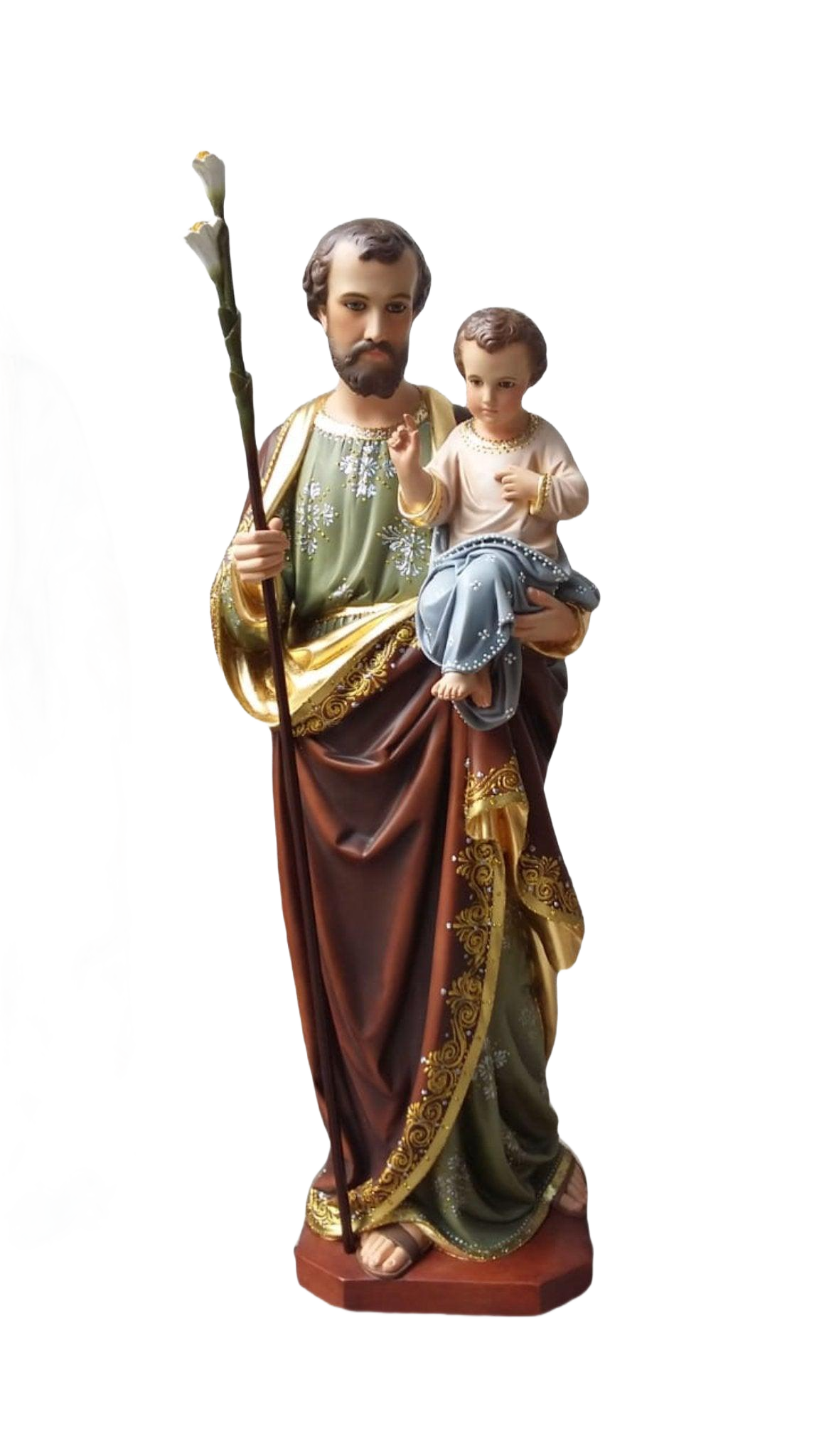 St. Joseph 48" with baby Jesus (Fancy)