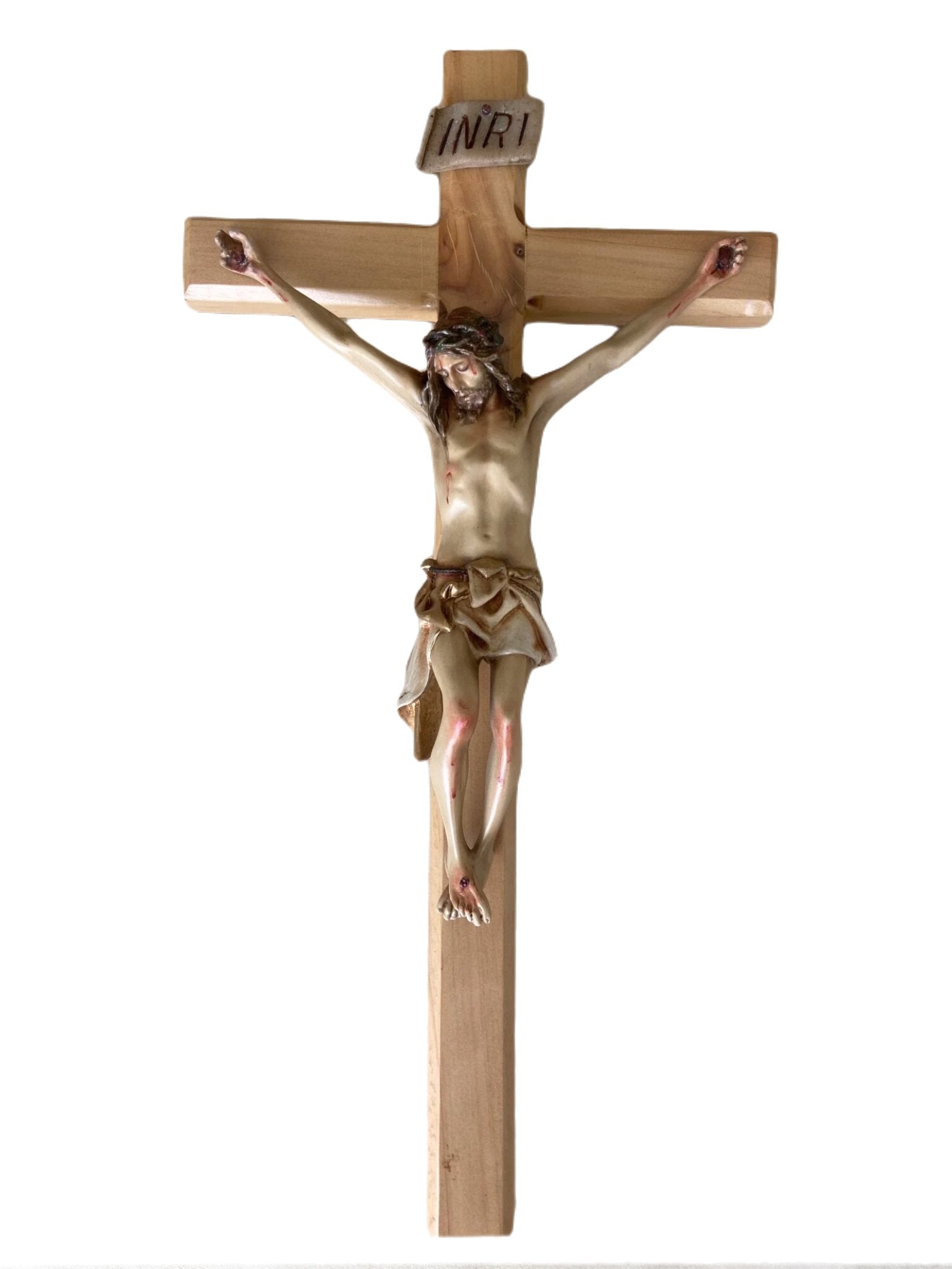 crucifix 16" wood