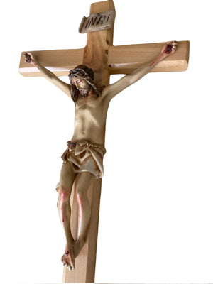 crucifix 16" wood