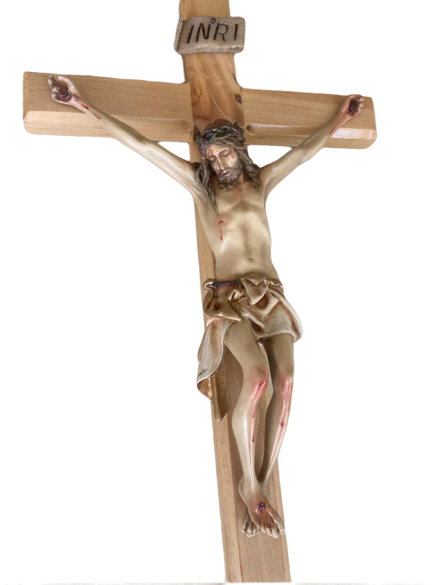 crucifix 16" wood