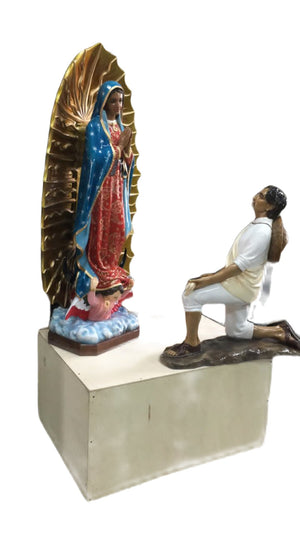 juan diego 41" kneeling