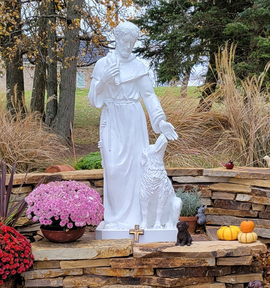 ST. FRANCIS 60″ WITH DOG