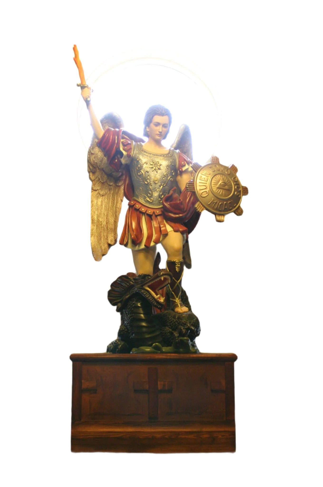 st. michael archangel 60" with dragon